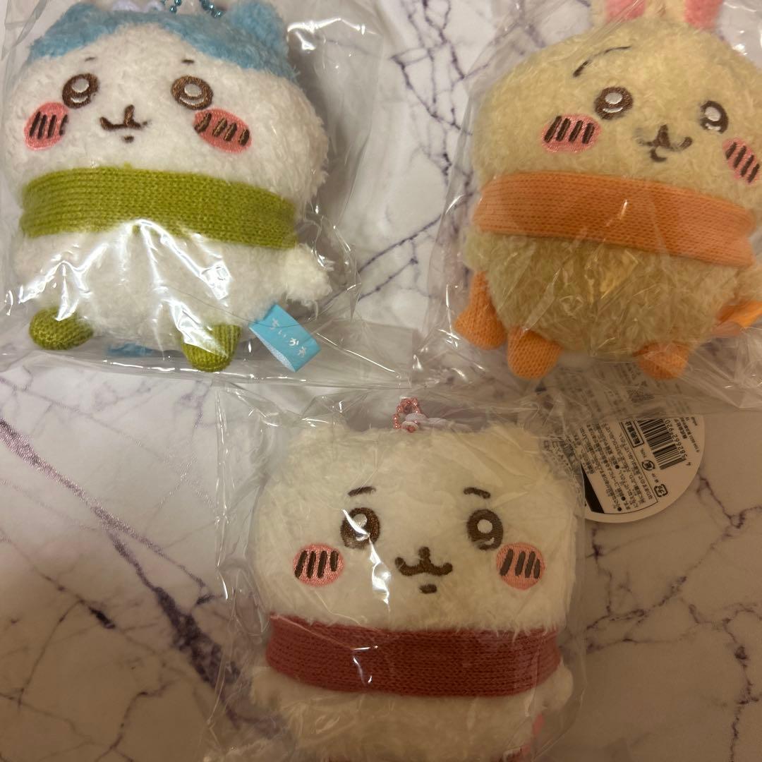 ちいかわ ぬくぬくの装いマスコット ちいかわハチワレ うさぎ