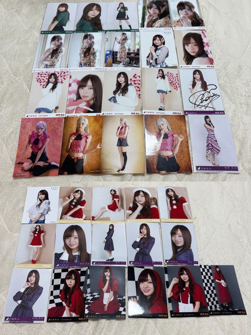 乃木坂46 梅澤美波 生写真 まとめ売り サイン付きあり
