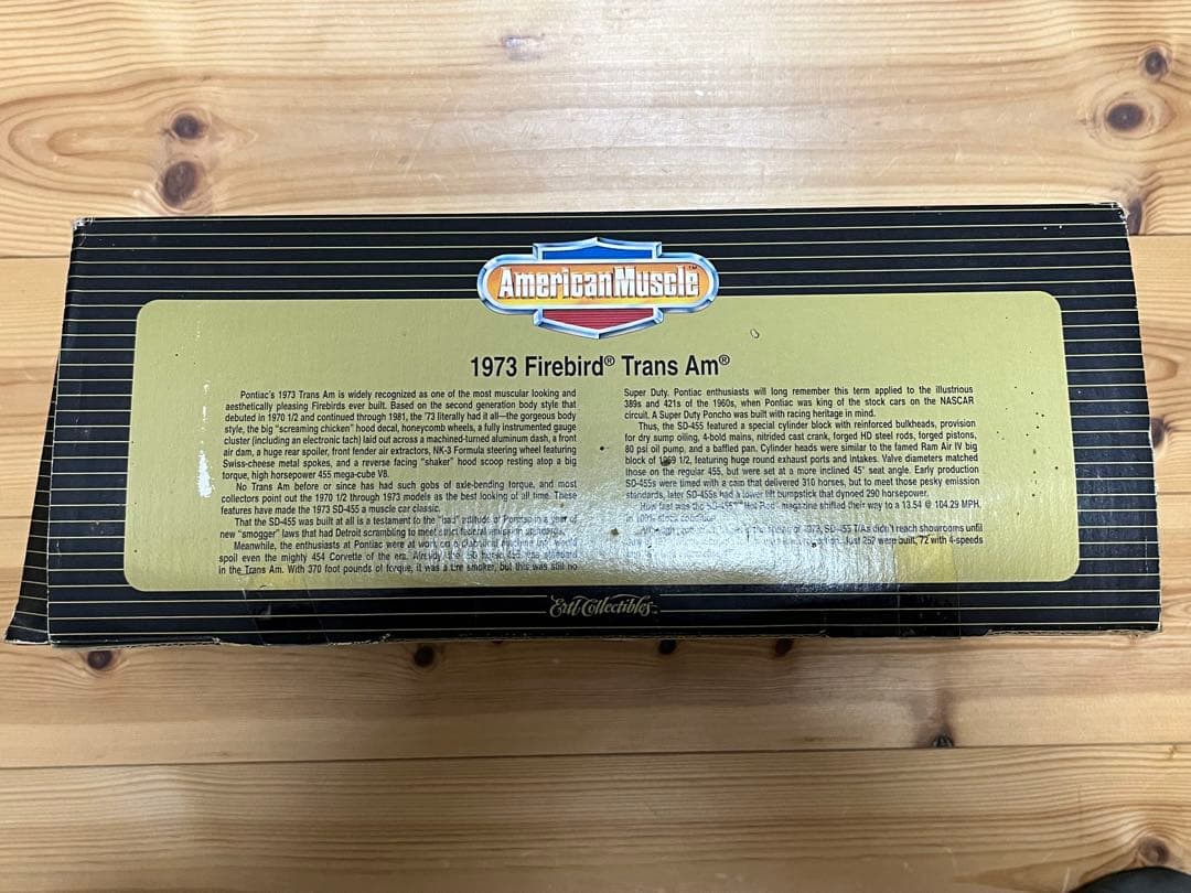 ERTL アーテル　1/18 1973 ポンティアック　トランザム