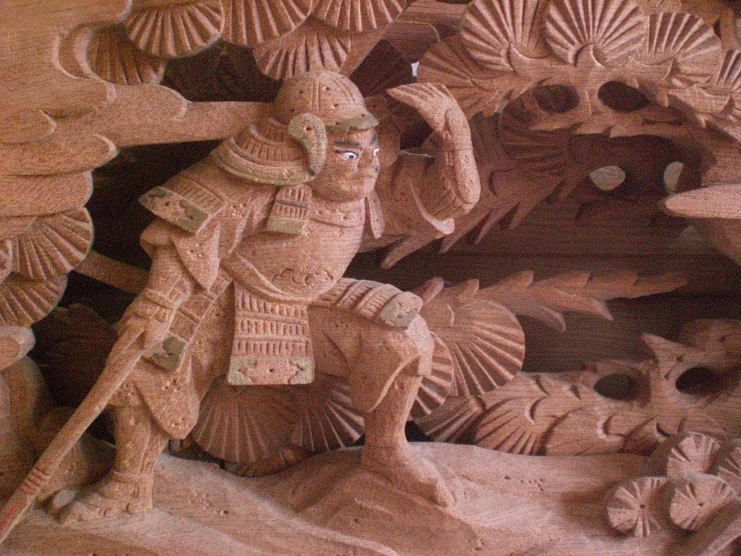 だんじり　彫り物　本物