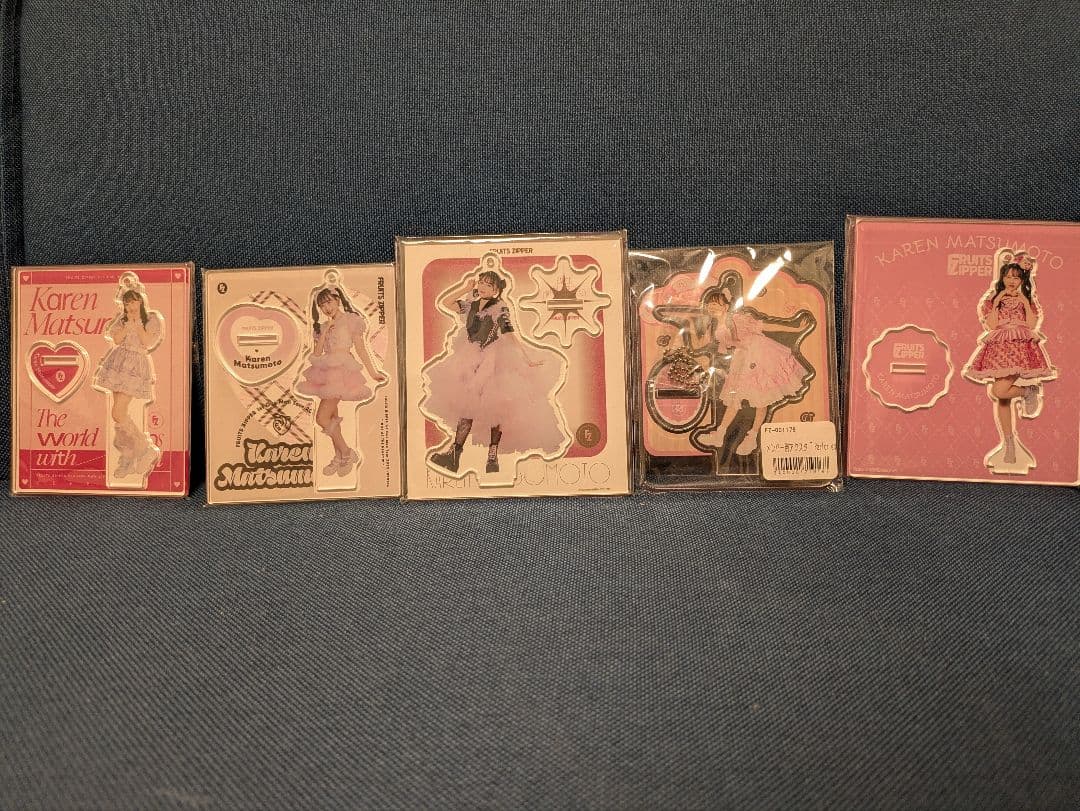 引退品　松本かれんアクスタセット　22種　フルーツジッパー