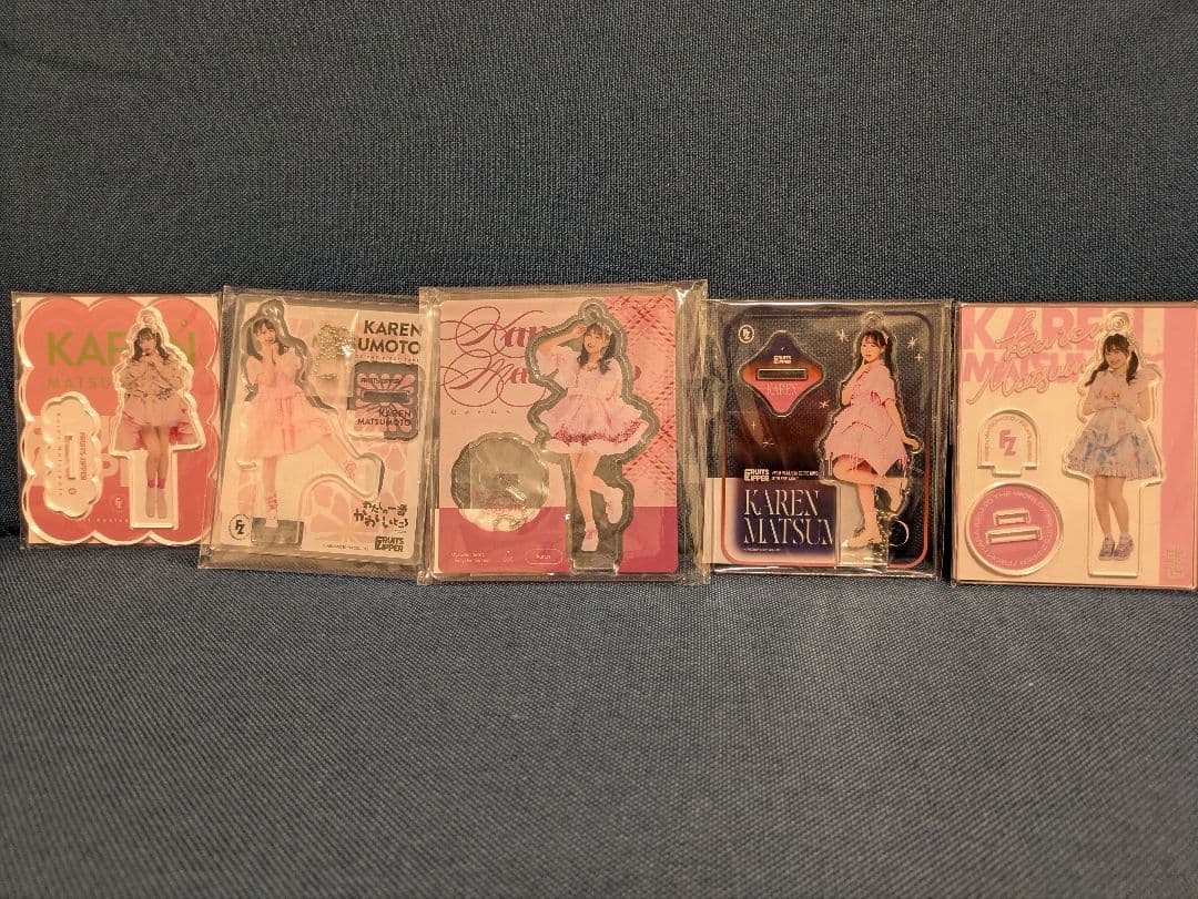 引退品　松本かれんアクスタセット　22種　フルーツジッパー