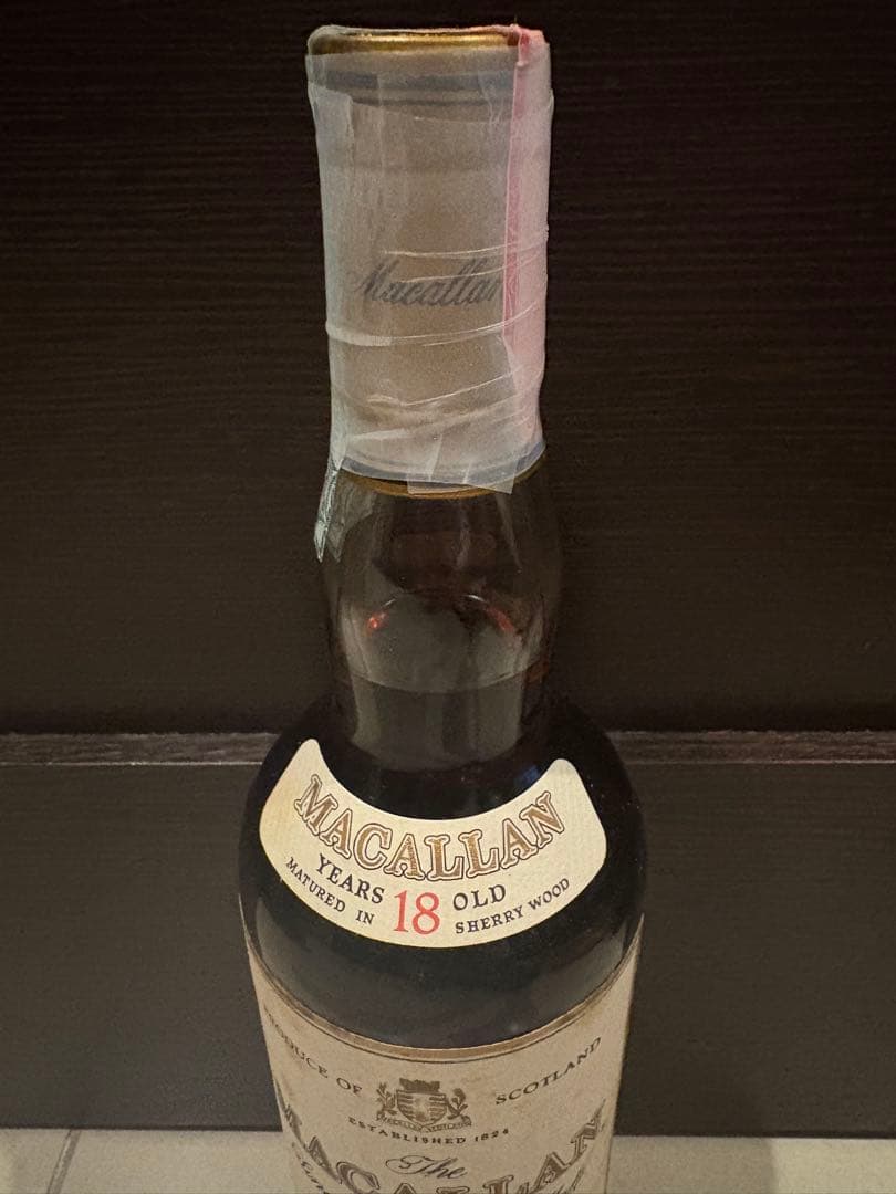 希少 The Macallan 18 Years Old 1980