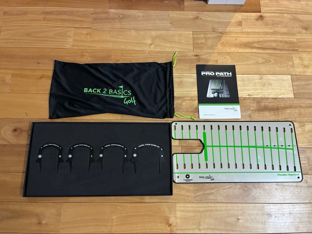 ほぼ未使用　BACK2BASICSGOLF パター練習器具