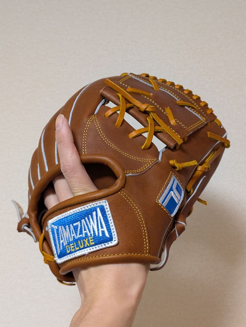 《新品》玉澤 TAMAZAWA 軟式内野手用グラブ 限定品 復刻版 ブラウン