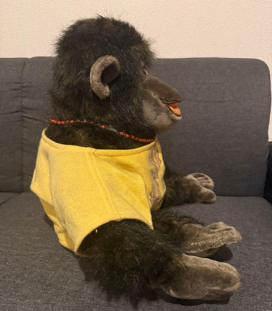 【レトロ】ゴリラ チンパンジー 特大 ぬいぐるみ campUSA アンティーク