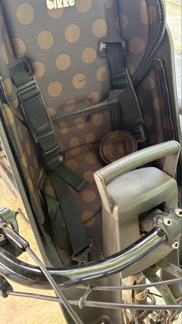 我孫子市　引き取り限定　ビッケ　bikke ３人乗り　電動自転車　不具合有り