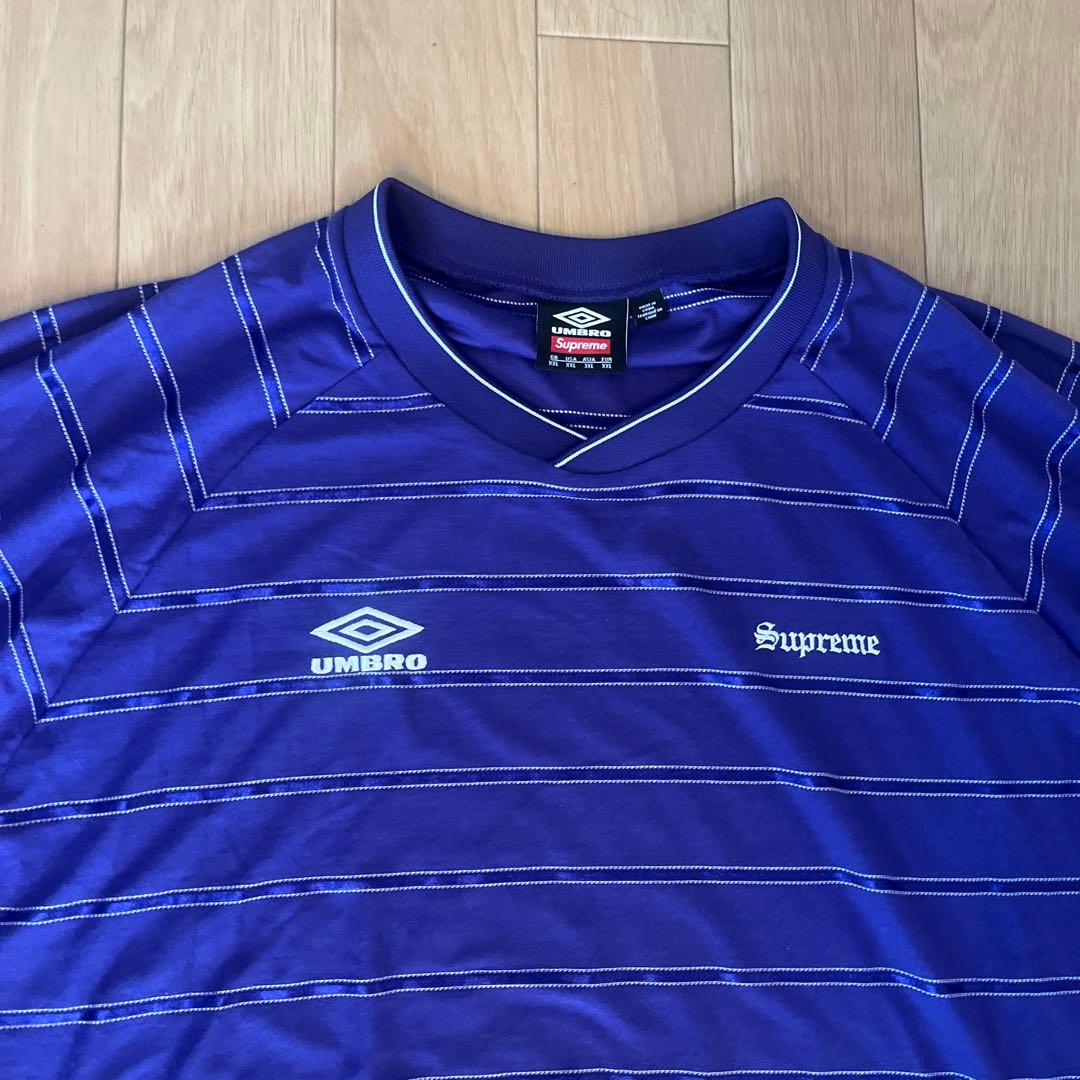 ウェア Supreme 25SS UMBRO Stripe Soccer Jersey