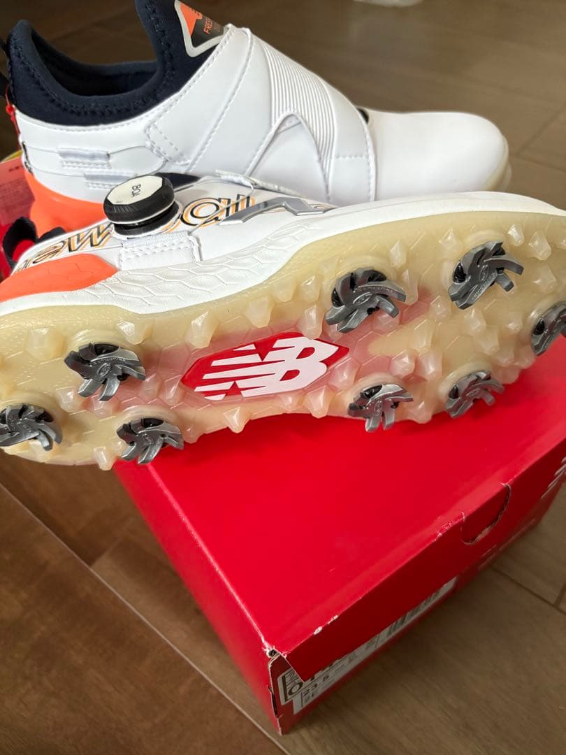 【新品】未使用！New Balance BOA ゴルフシューズ 23.5cm