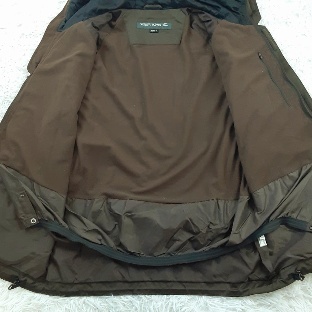 良品◎エスティボ スノボウェア スキージャケット 上下セット カーキ 枯草色