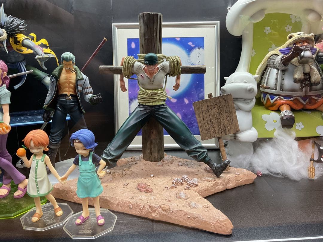 ワンピースフィギュア　ゾロ　popサイズ　ガレージキット　海外フィギュア