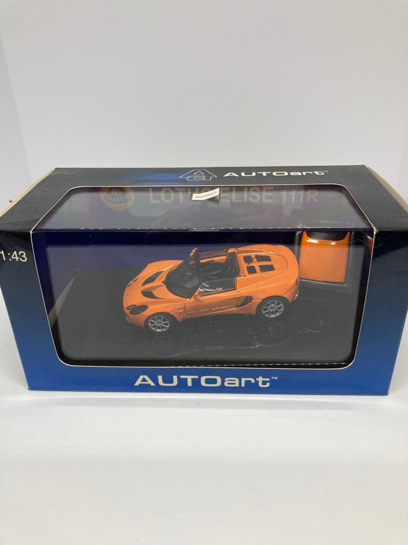 AUTOart ロータス エリーゼ 1/43 オレンジ　ミニカー