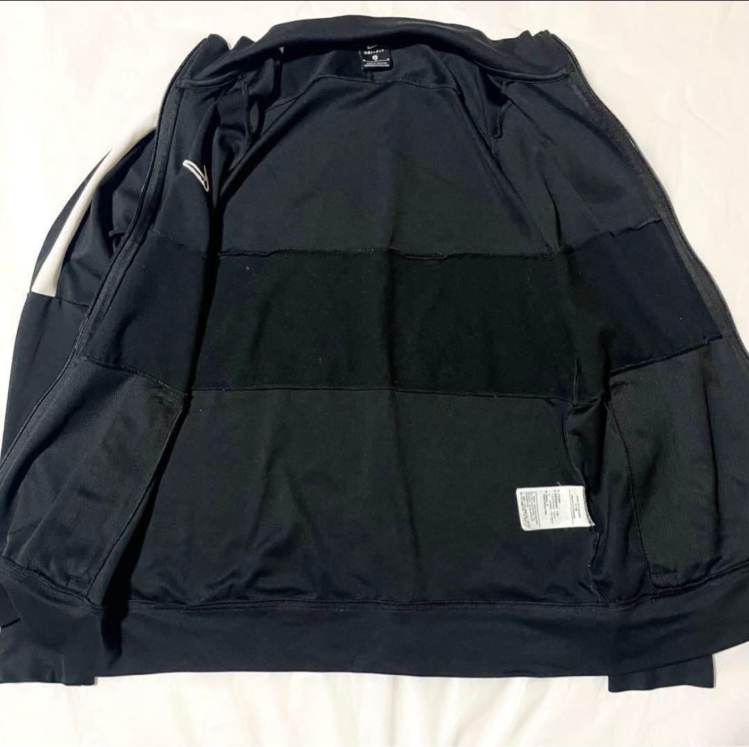 ナイキ セットアップ トラックスーツ バイカラー ブラック 上下 M XL
