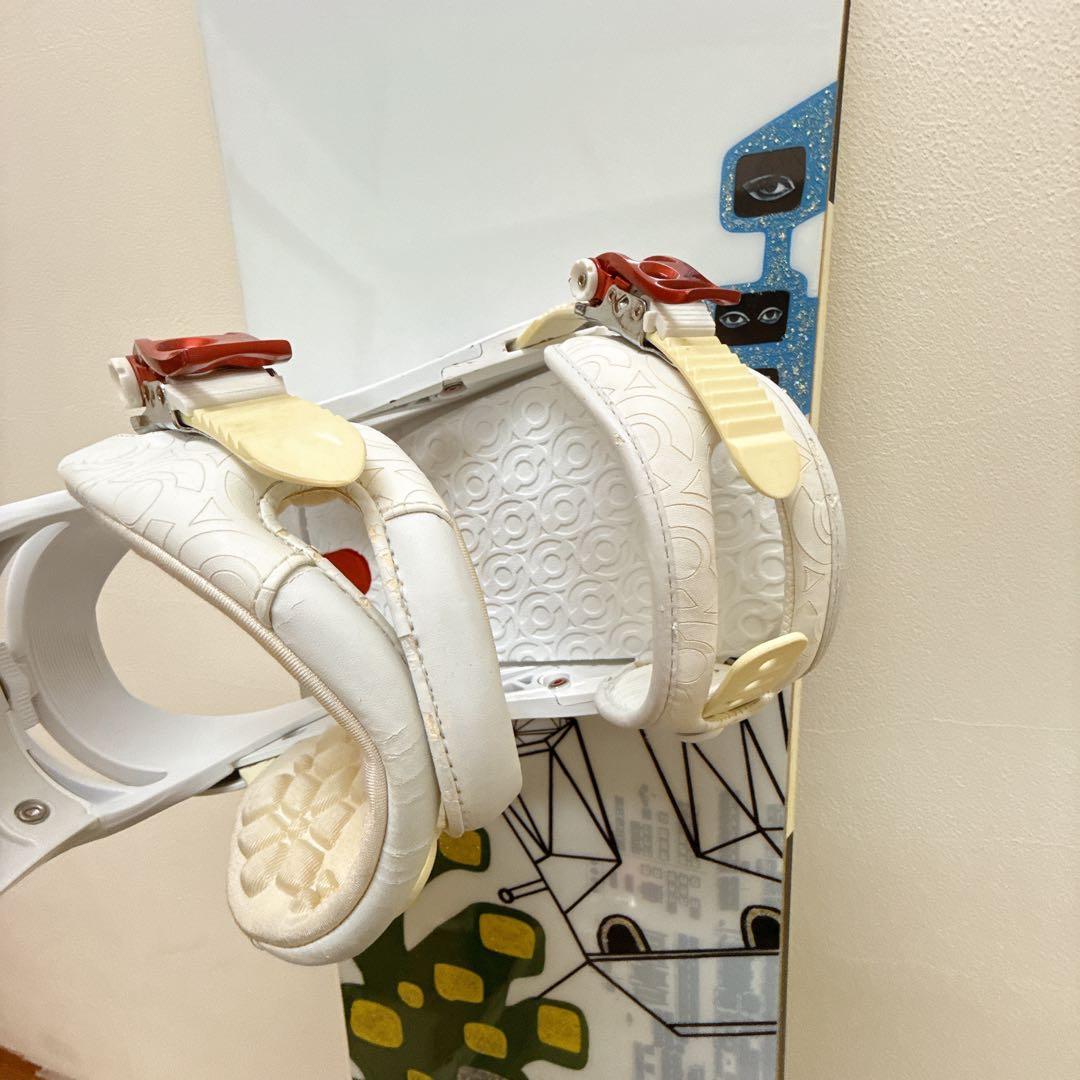 【良品　BURTON】OPRETAOR W160 160cm スノーボードセット