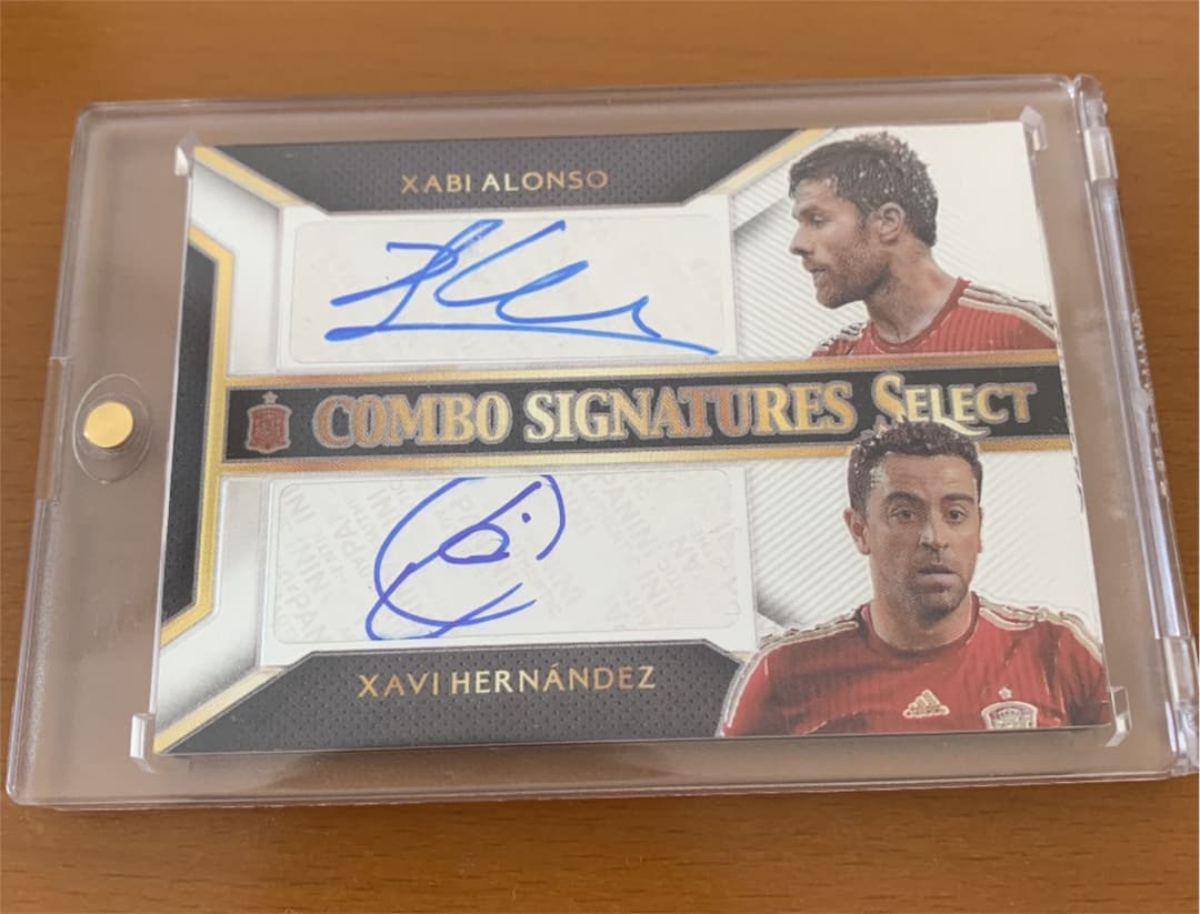 祝EURO優勝　ジャビアロンソ、シャビヘルナンデス　25枚限定　コンボサイン