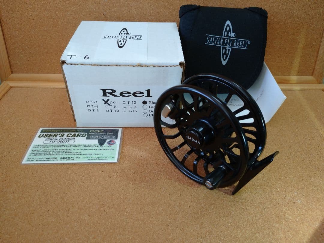 ガルバン フライリール トルクシリーズ ブラック T－６ ラージアーバー 新品