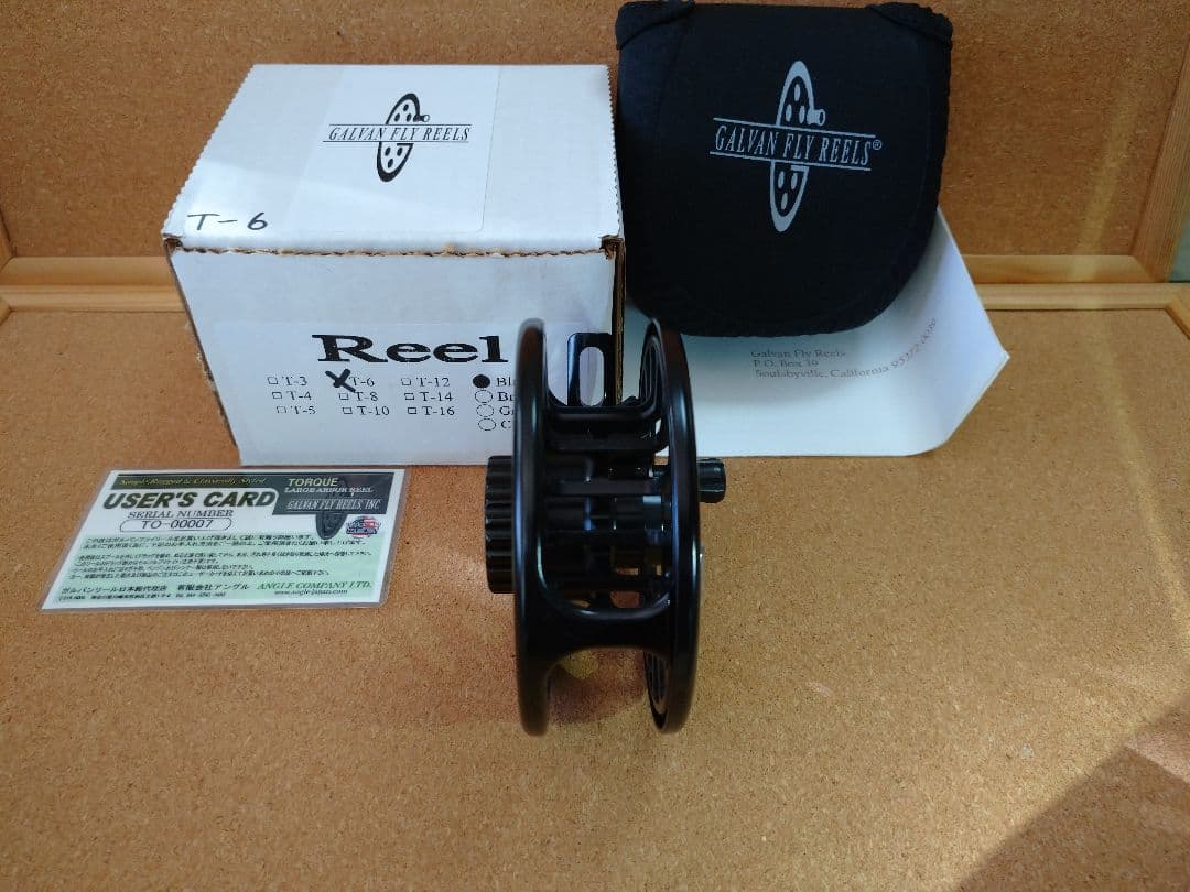 ガルバン フライリール トルクシリーズ ブラック T－６ ラージアーバー 新品