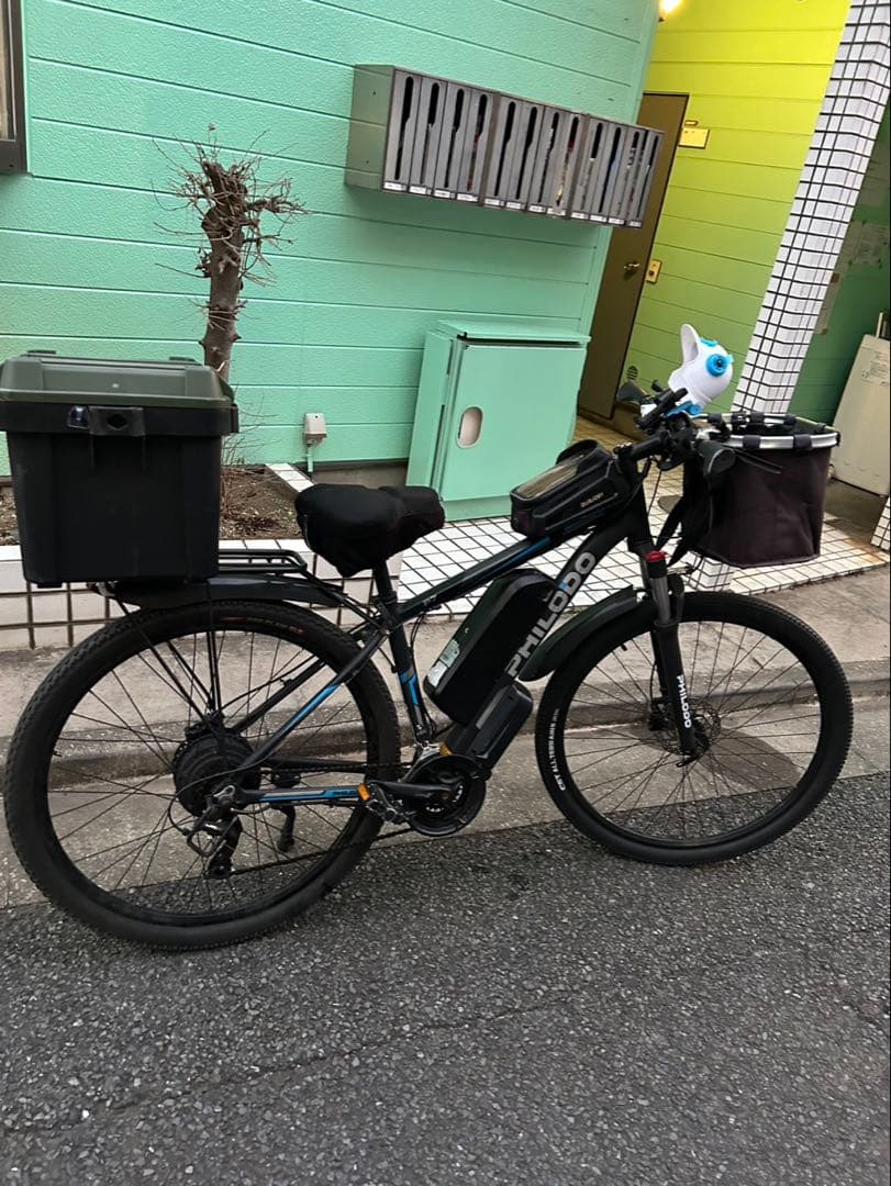 PHILODO 電動アシスト自転車 黒