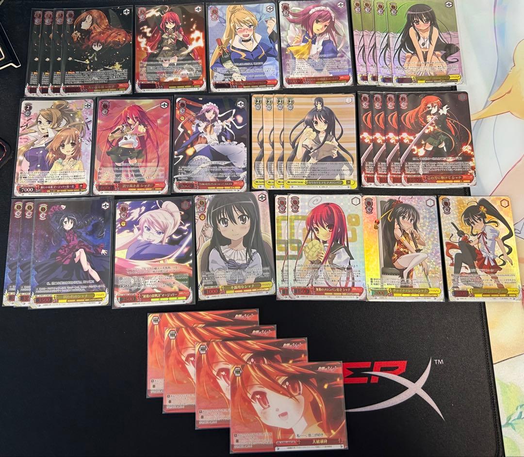 【ヴァイスシュヴァルツ】灼眼のシャナデッキ＋デッキパーツ フルSHP フルホイル