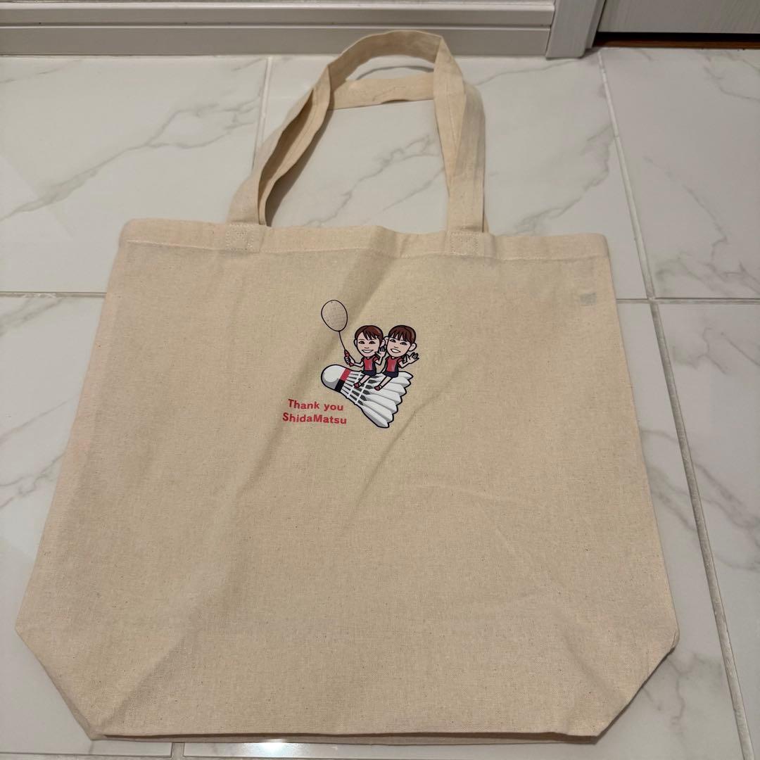 4点セット 志田千陽 松山奈未 山口茜 直筆サイン色紙　缶バッジ トート　生写真