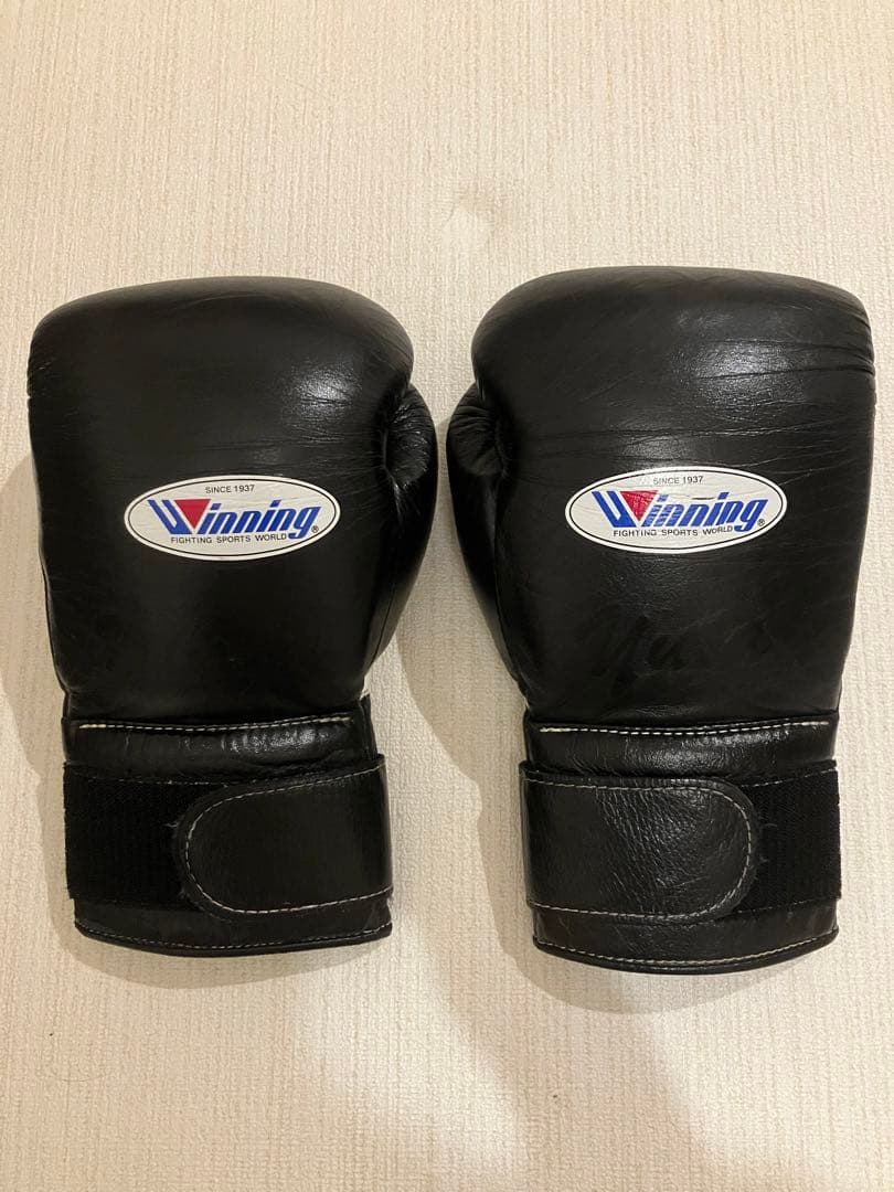 winning ウィニングボクシンググローブ ブラック 14オンス スパーリング