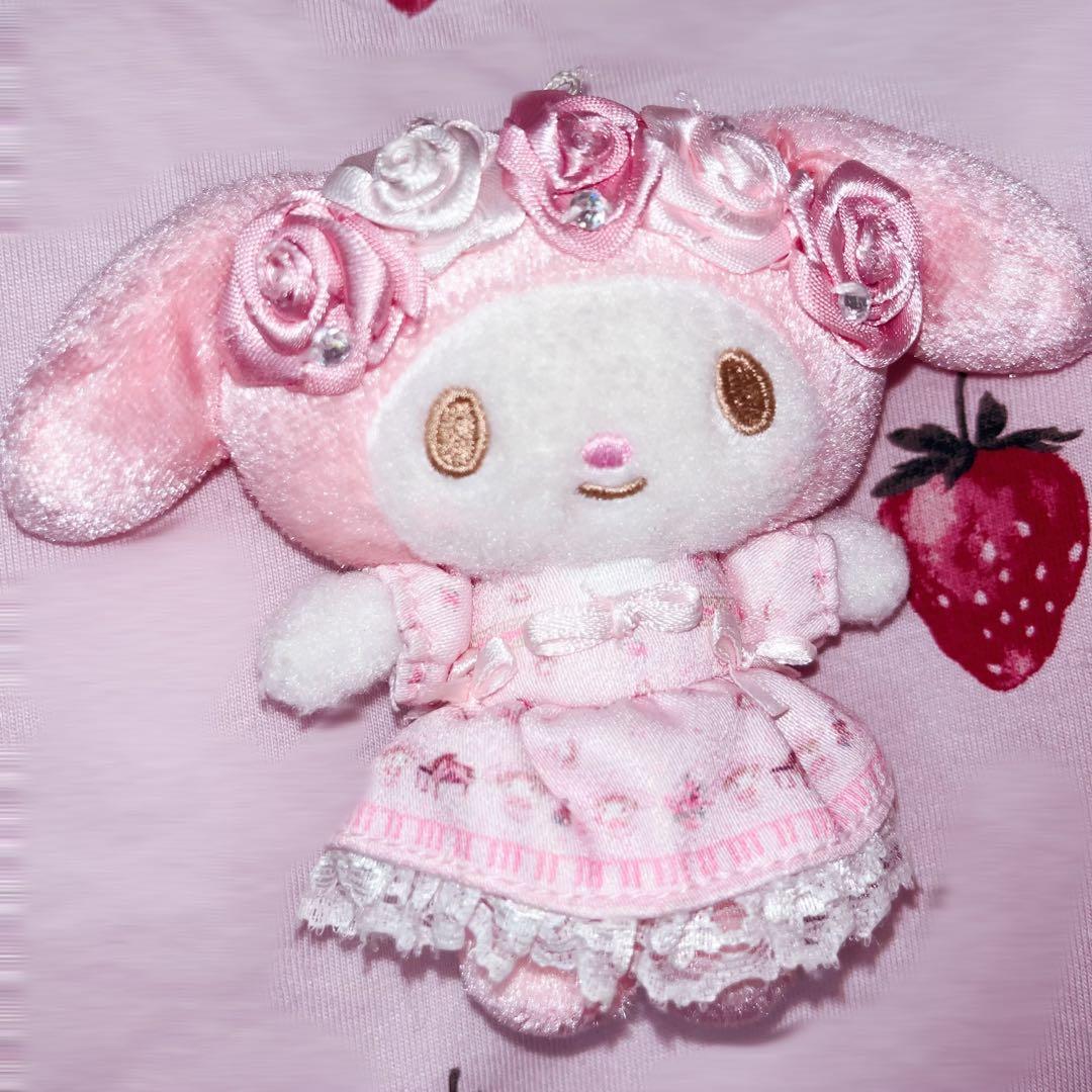 ♥︎ リズメロ マイメロディ ぬいぐるみ キーホルダー ♥︎