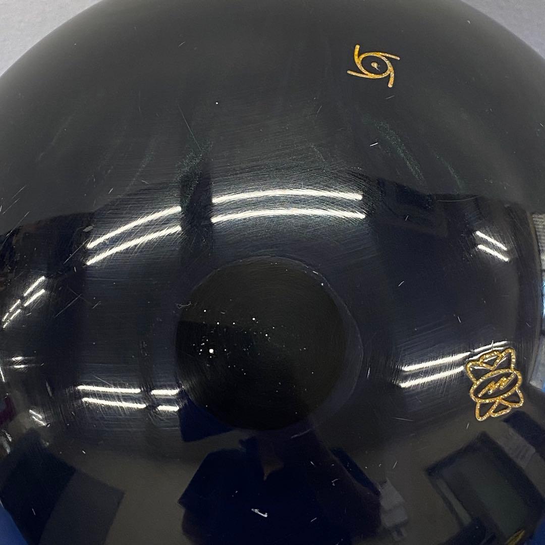 プラグ済み Dark PhysiX 15P Storm ボウリング ボール 中古