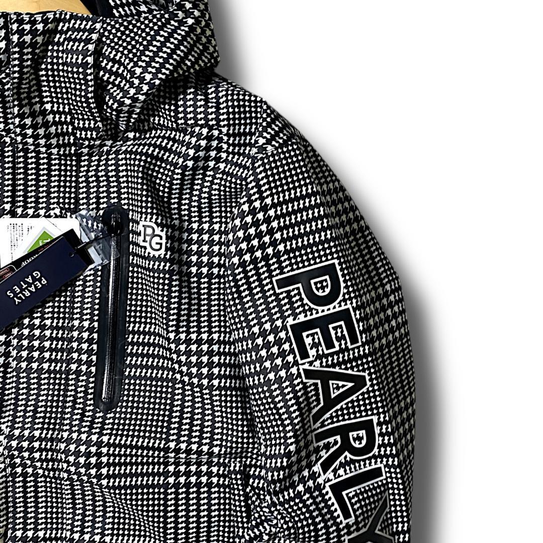 5 定価6.6万 パーリーゲイツ 千鳥格子柄 スノーウエア ジャケット スノボ