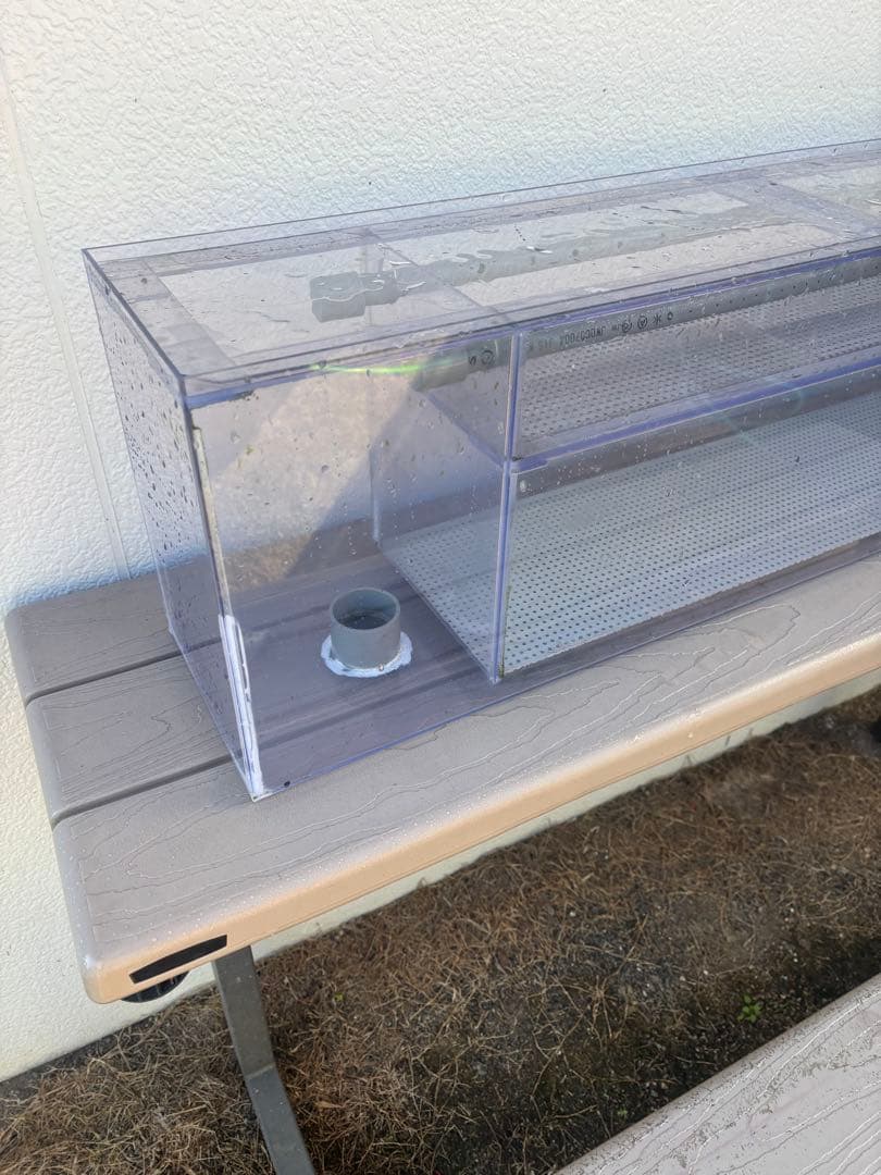 美品　1200 水槽　濾過そう　濾過　アクリル水槽　上部濾過