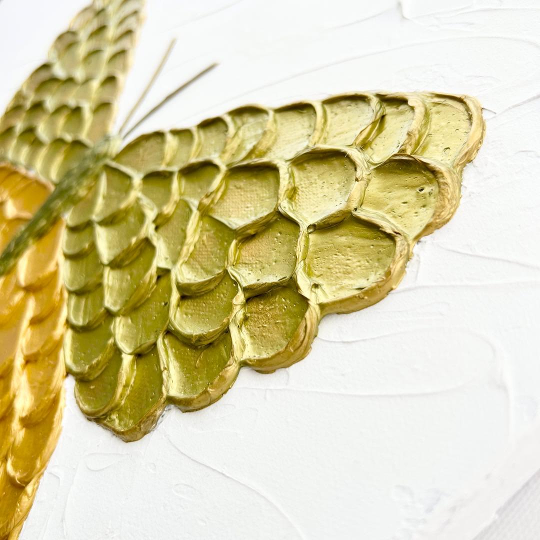 \"Lucky Butterfly\" 絵画原画 アクリル画テクスチャーアート