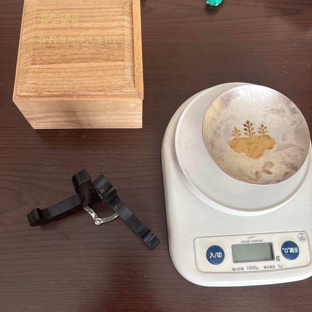 造幣局製 純銀 銀盃 防衛庁 66ｇ 木箱入り　返品不可値下げ中