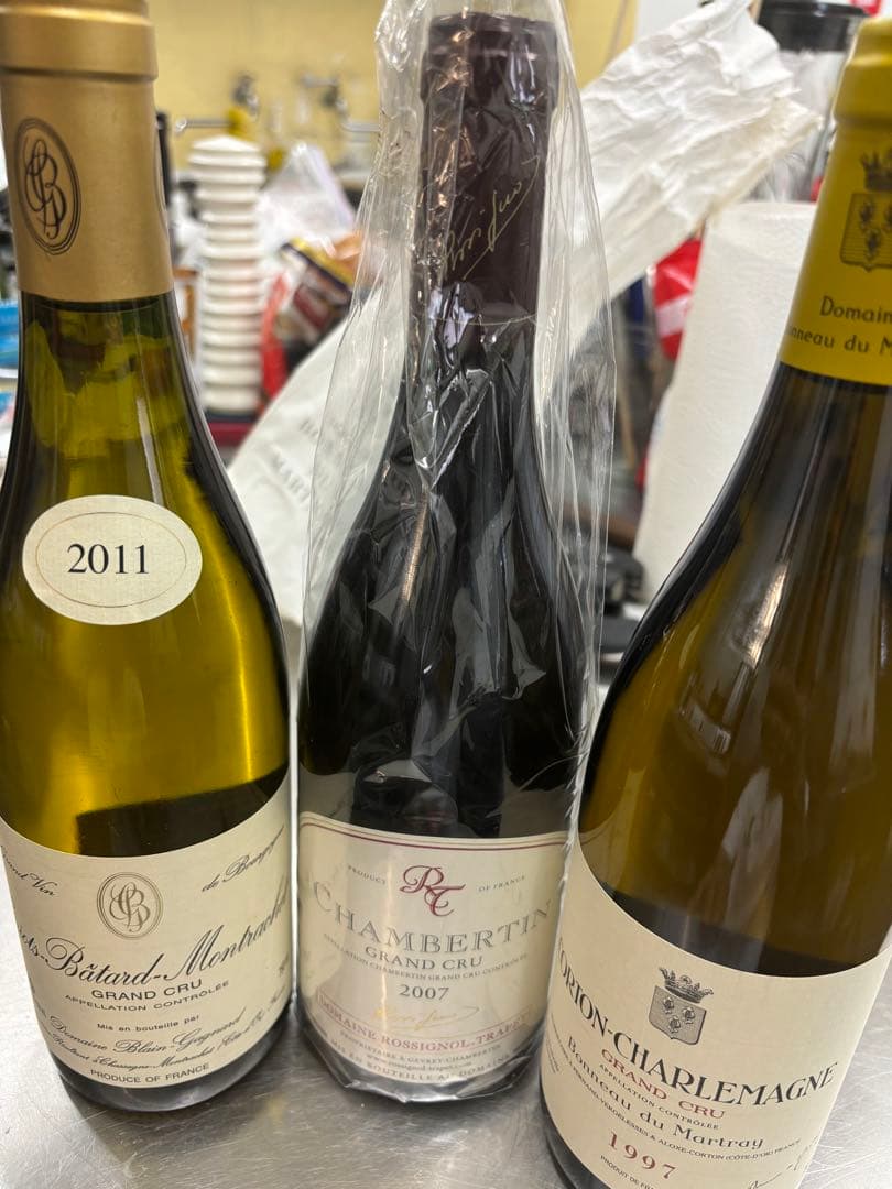 値下げ！特選グランクリュワイン3本セット