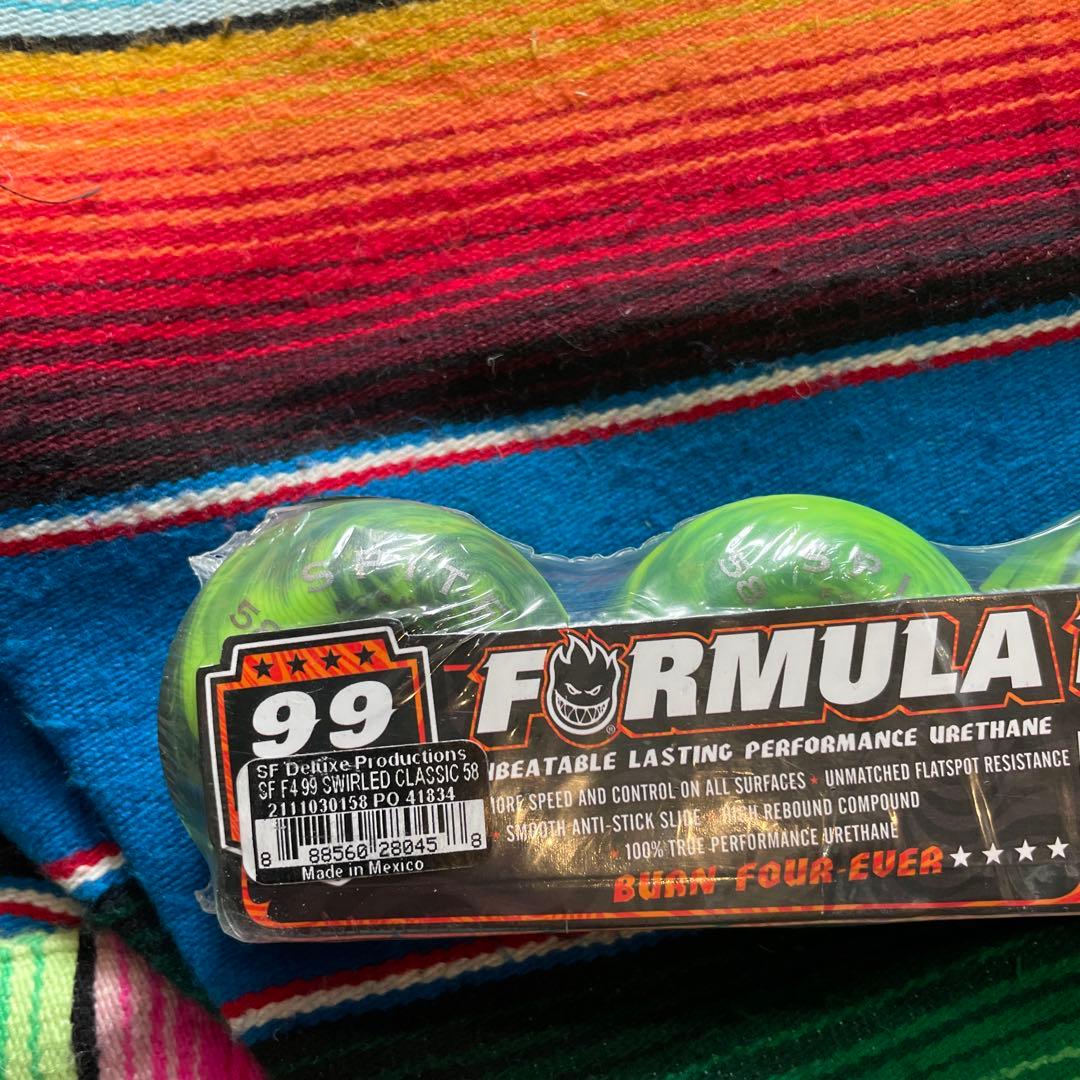 SPITFIRE FORMULA FOUR 58mm99a スケボーウィール