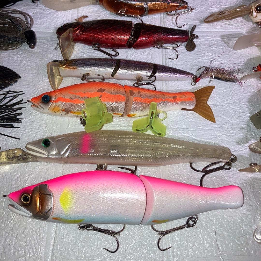 ルアー　まとめ売り　バス釣り　大量セット　ワーム　ボックス付き