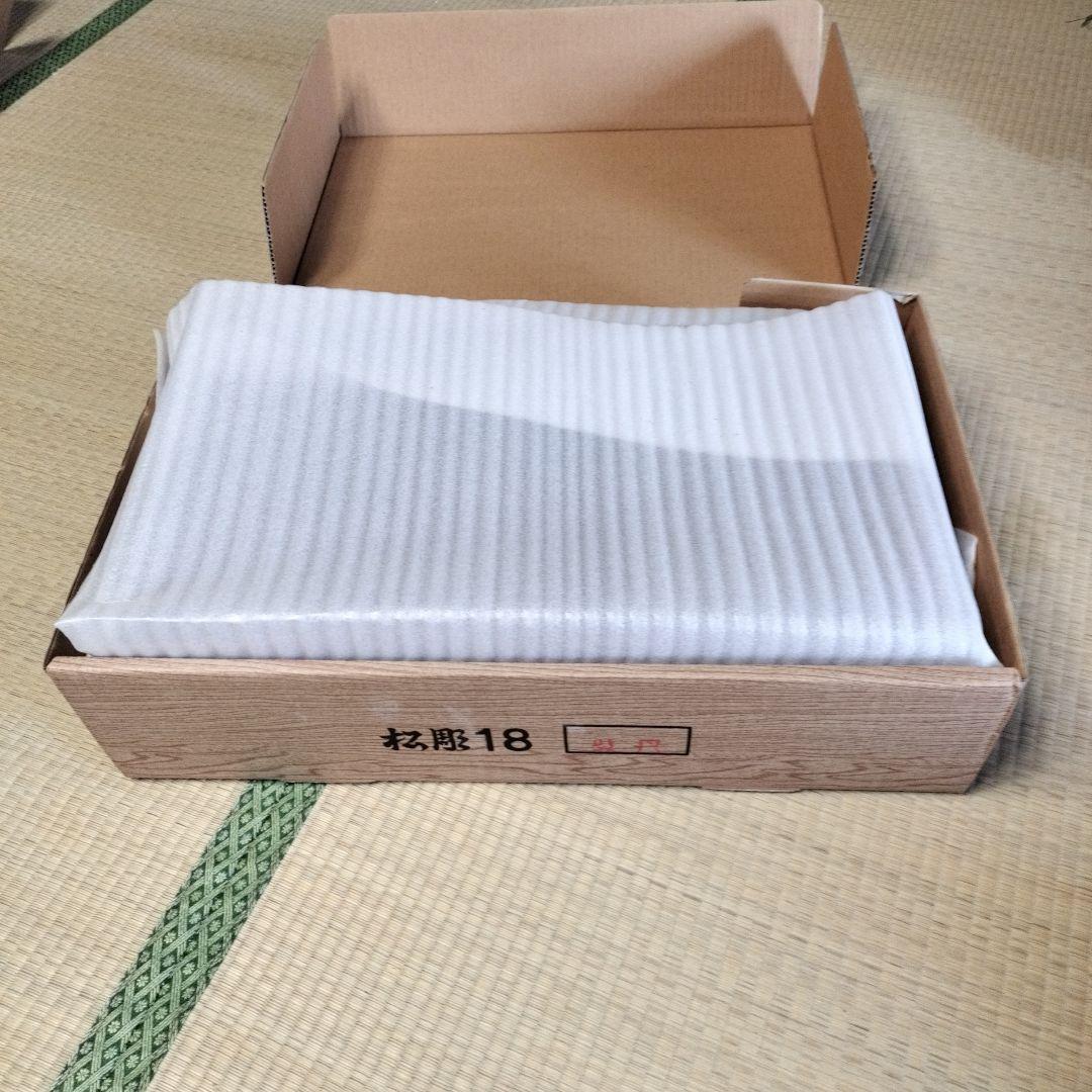 未使用 華道具 唐木紫檀 松透かし彫 花台 盆栽台 香炉台 紙箱