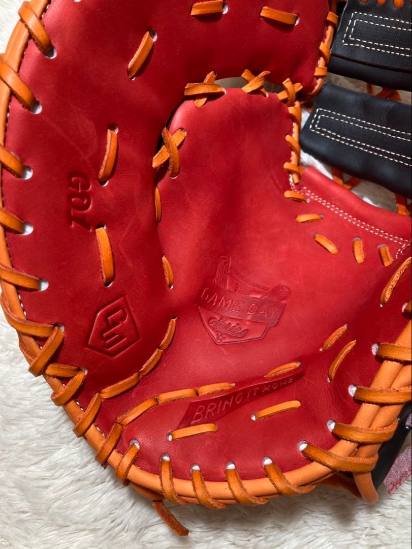 美品　GLOVE WORKS キャッチャーミット 野球　左利き