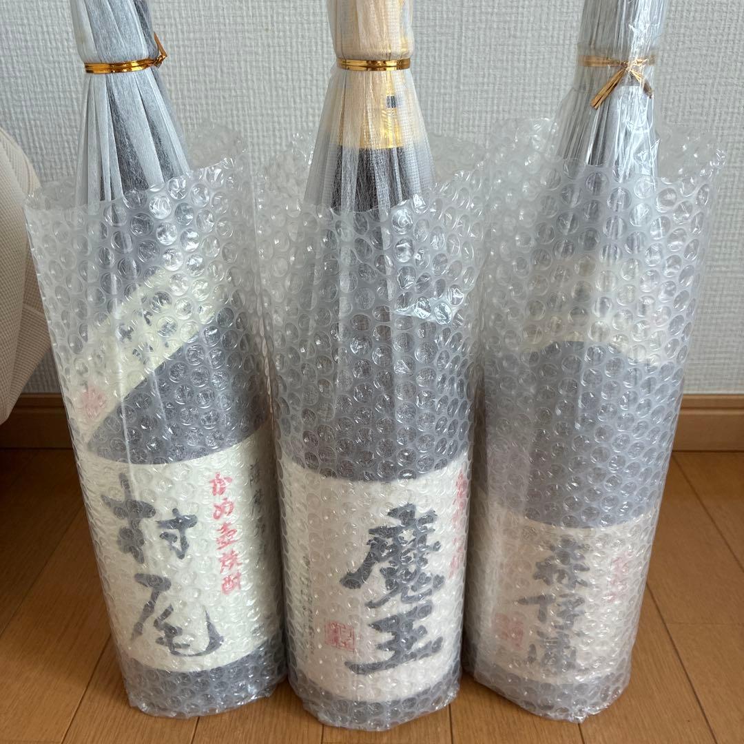 村尾　魔王　森伊蔵 焼酎 1.8L　3本セット