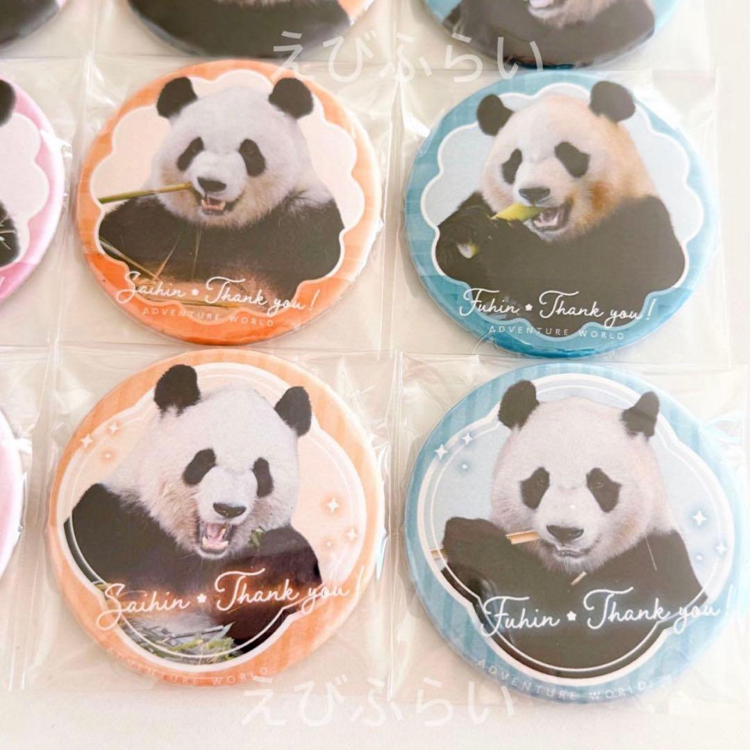 アドベンチャーワールド パンダ 缶バッジ 16個セット 大量 まとめ売り★