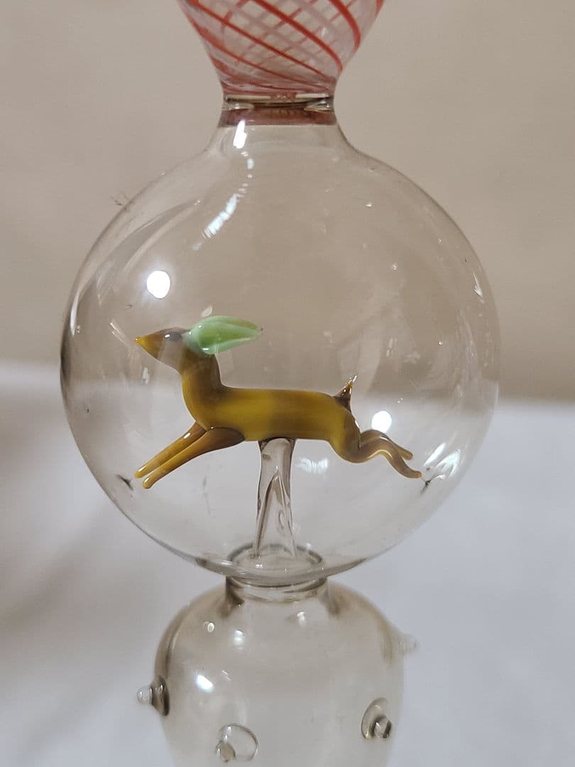 1930年頃オーストリアビミニグラス　鹿