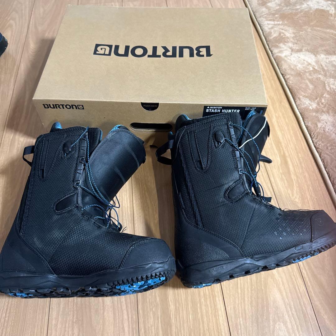 BURTON STASH HUNTER ブーツ ブラック/ブルー　27センチ