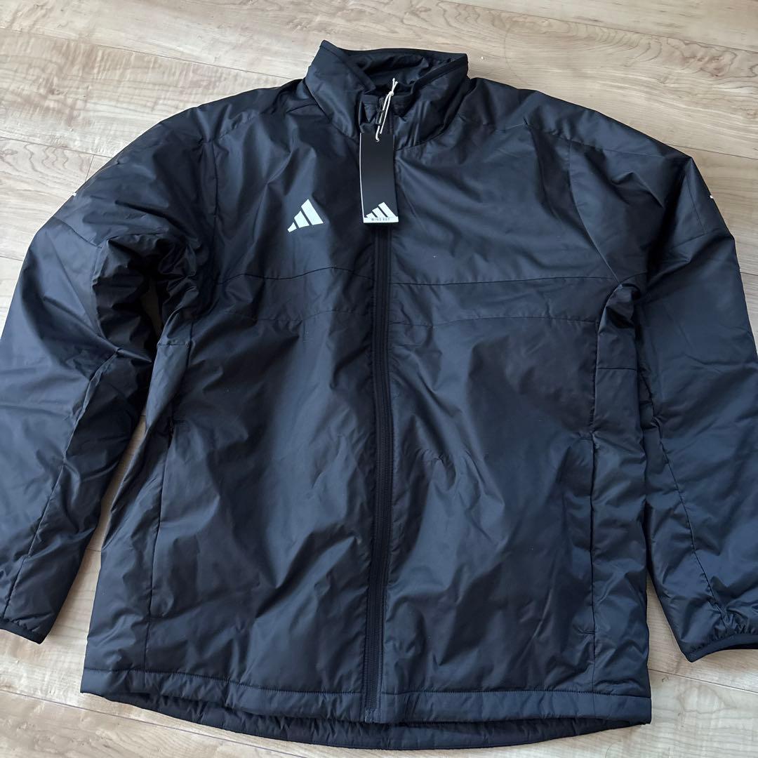 新品　アディダス　メンズ　中綿ウィンドブレーカー　上下セットアップ　黒　L