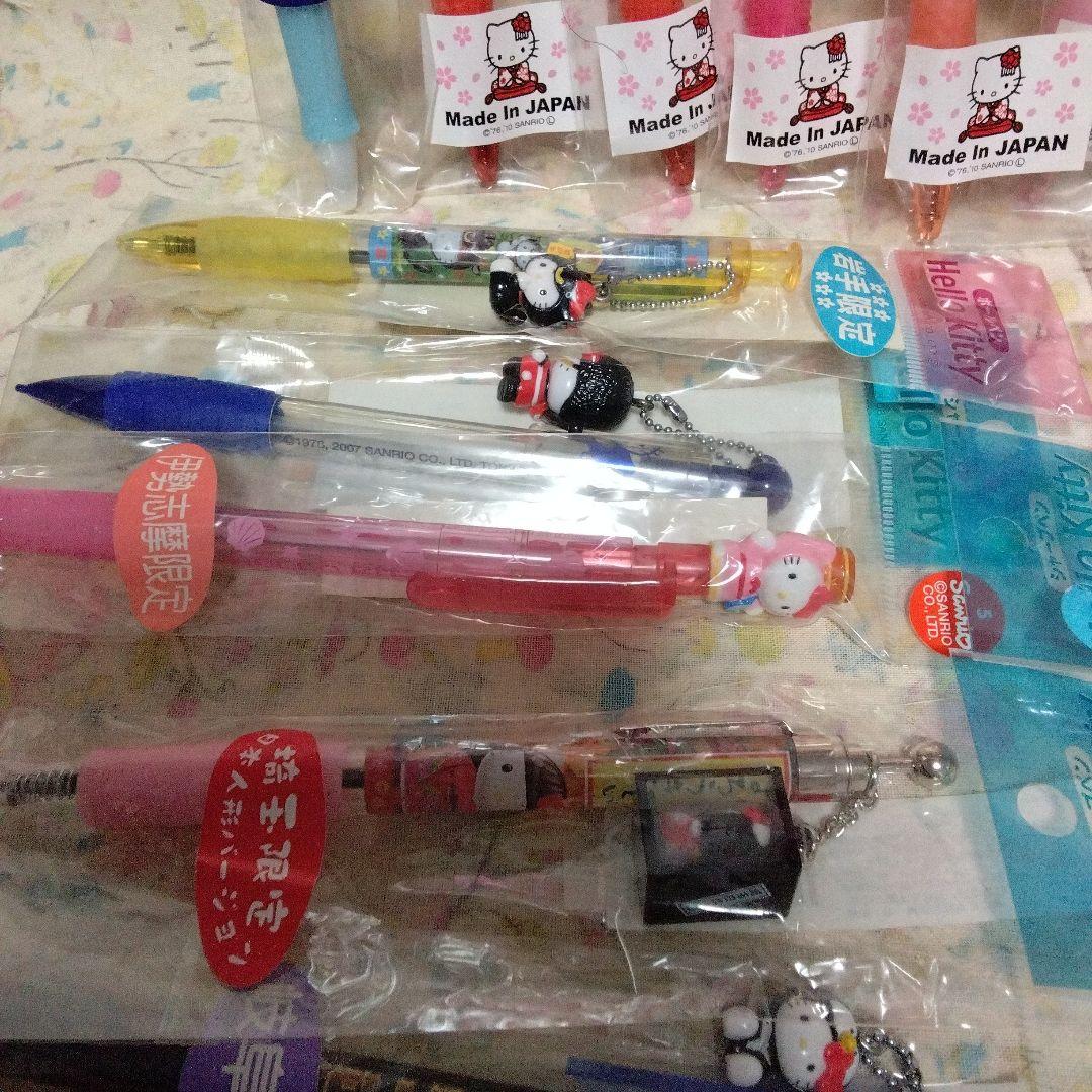 ご当地　Hello Kitty ボールペン、シャープペンシルセット 日本製24本