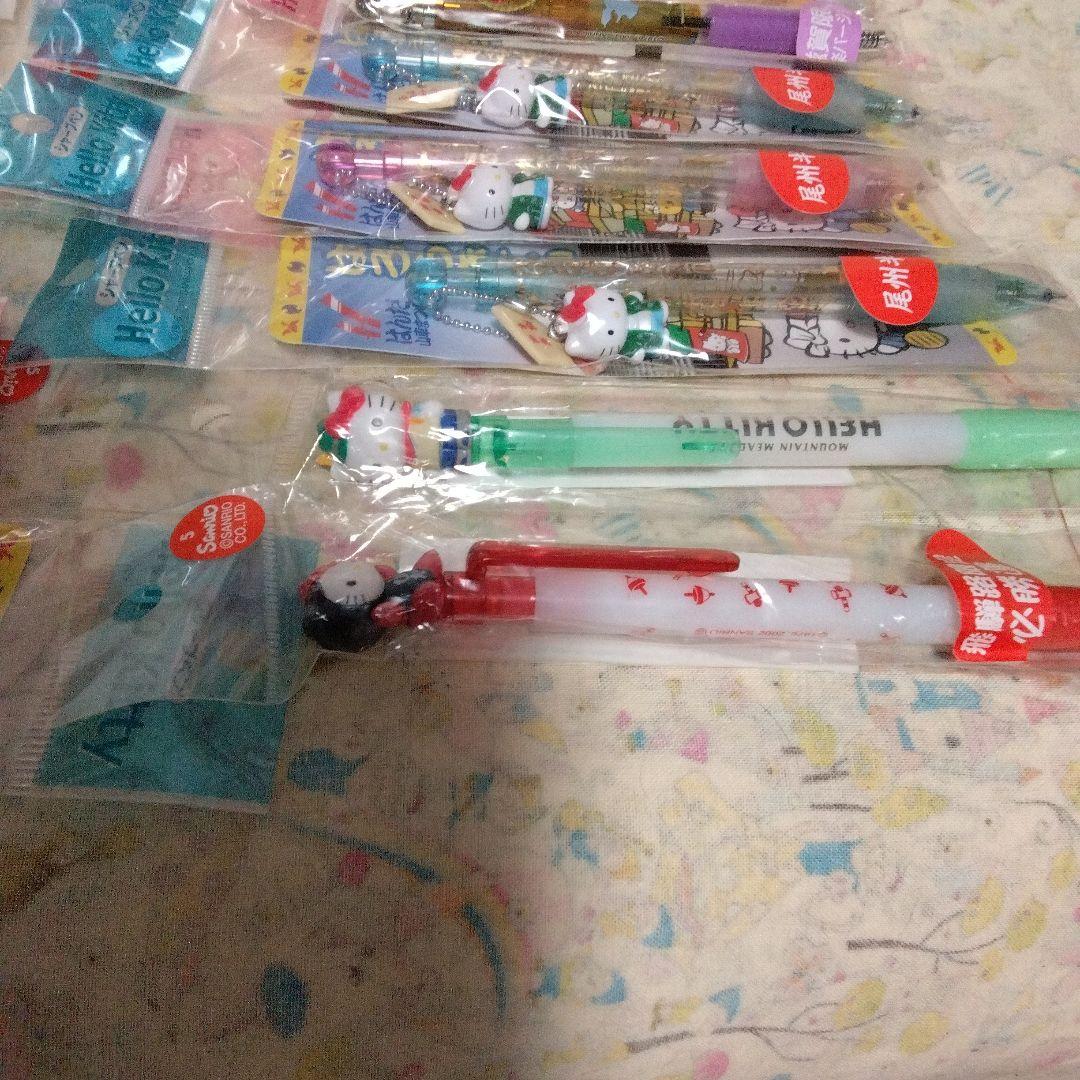 ご当地　Hello Kitty ボールペン、シャープペンシルセット 日本製24本