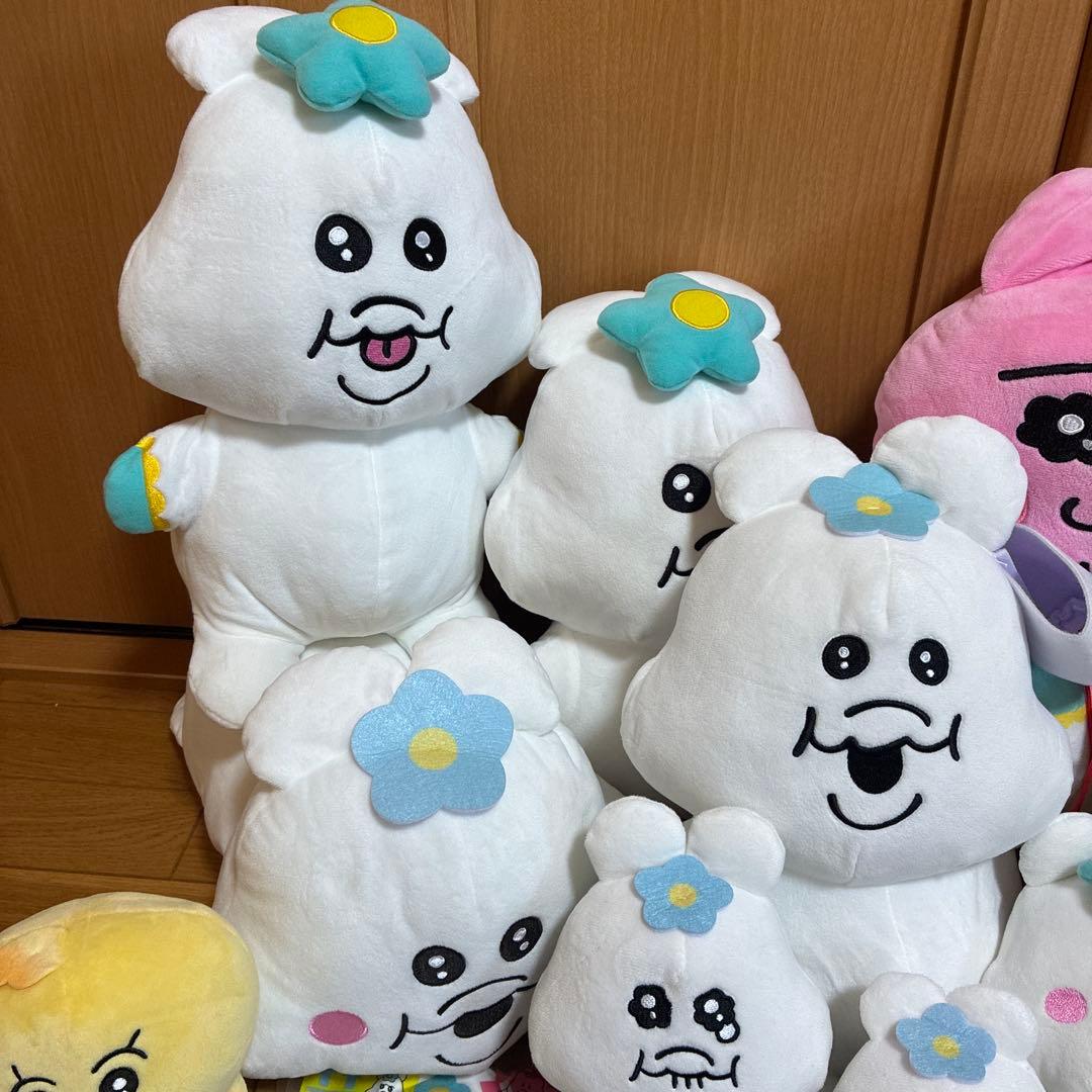 んぽちゃむ　きみまろ　おぱんちゅうさぎ　ぬいぐるみセット