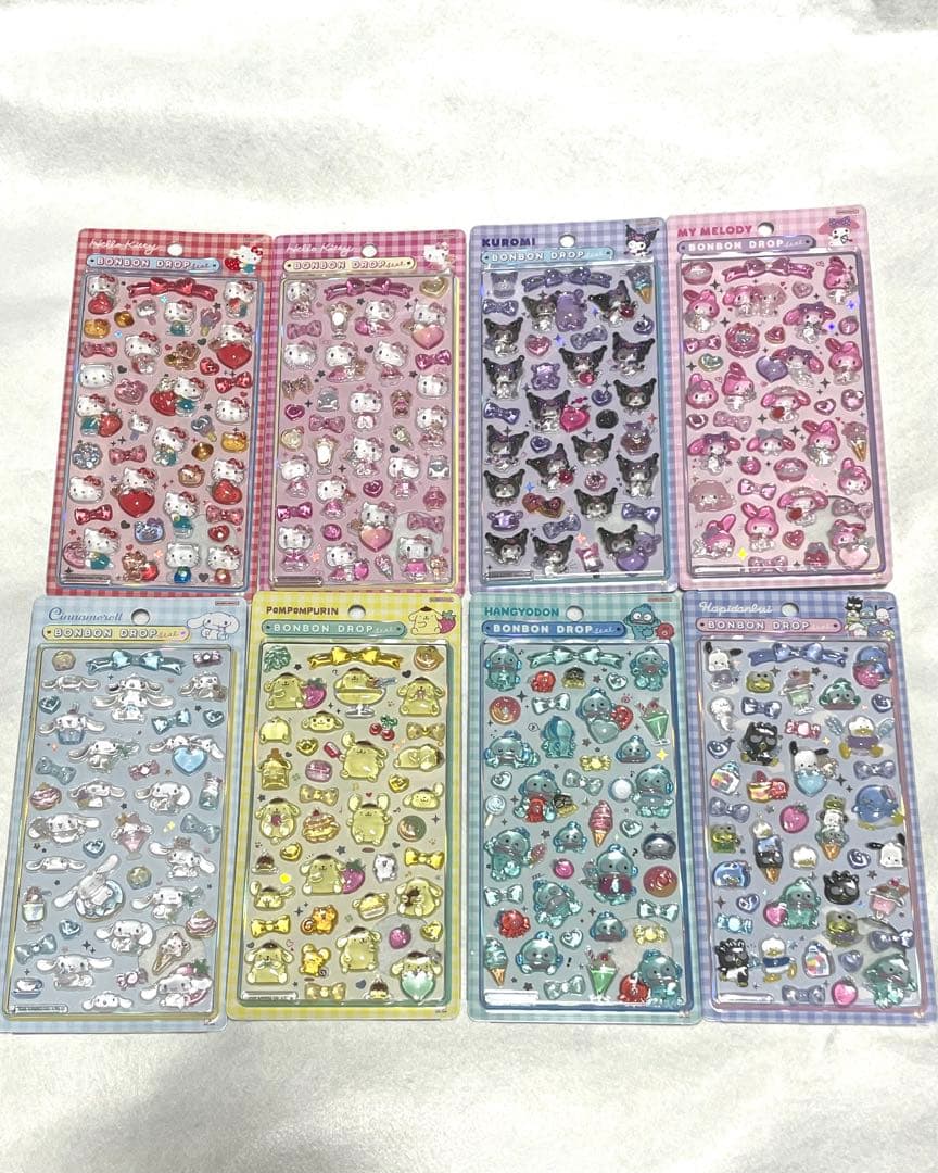 正規品 サンリオ ボンボンドロップシール 全種 コンプリート セット