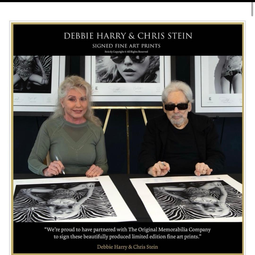 blondie 直筆サイン入りポスター　デボラ・ハリー