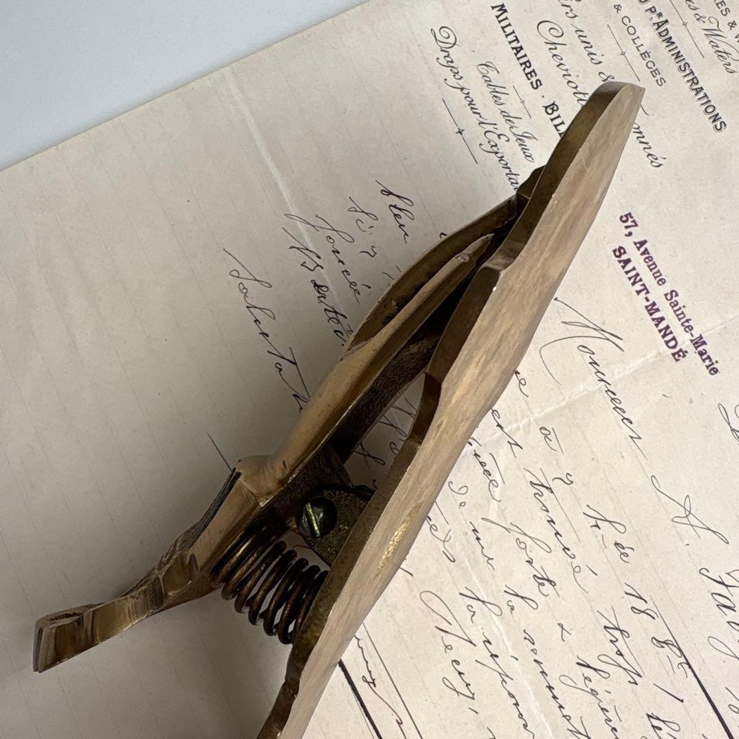 アンティーク　貴婦人の手　ハンドクリップ