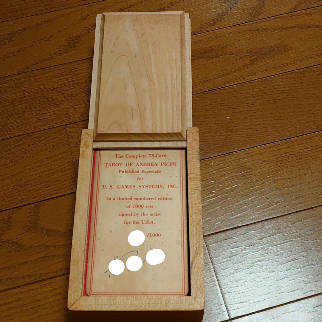 Tarot of Andrea Picini アンドレア・ピチー二  サイン入り
