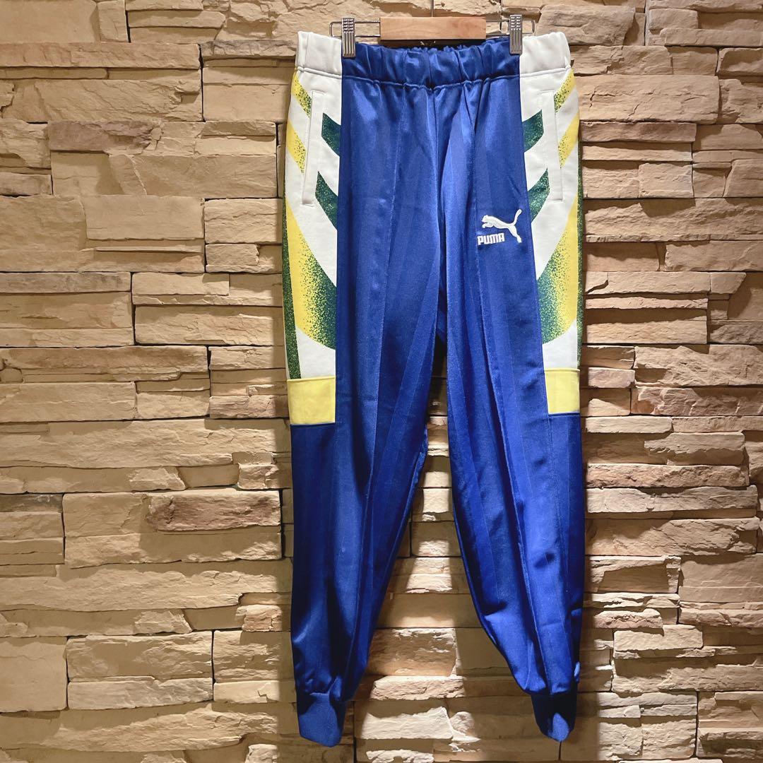 【希少】90s'/PUMAプーマ/ジャージセットアップ/昭和レトロ/派手デザイン