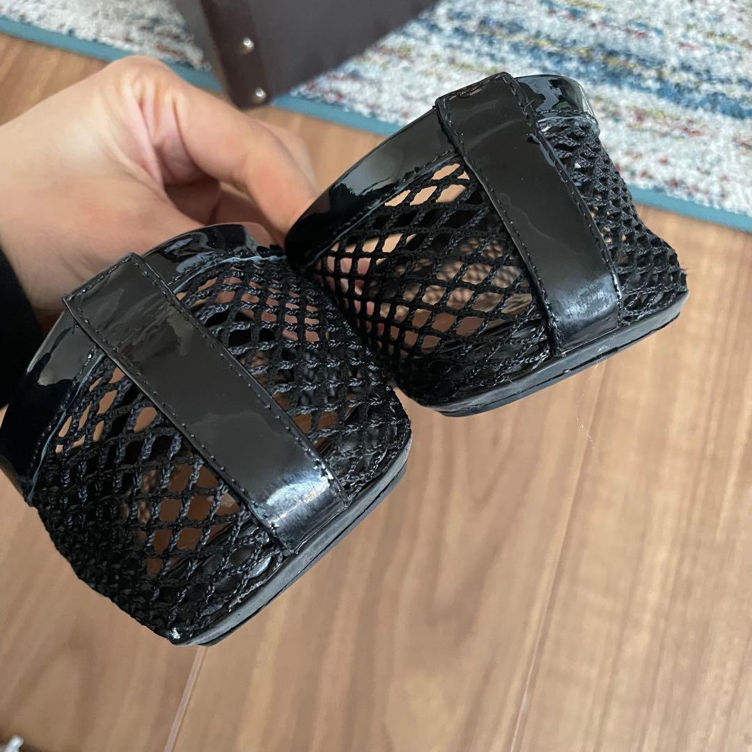 美品　Alaia バレエシューズ　ブラック　38.5 箱、袋付